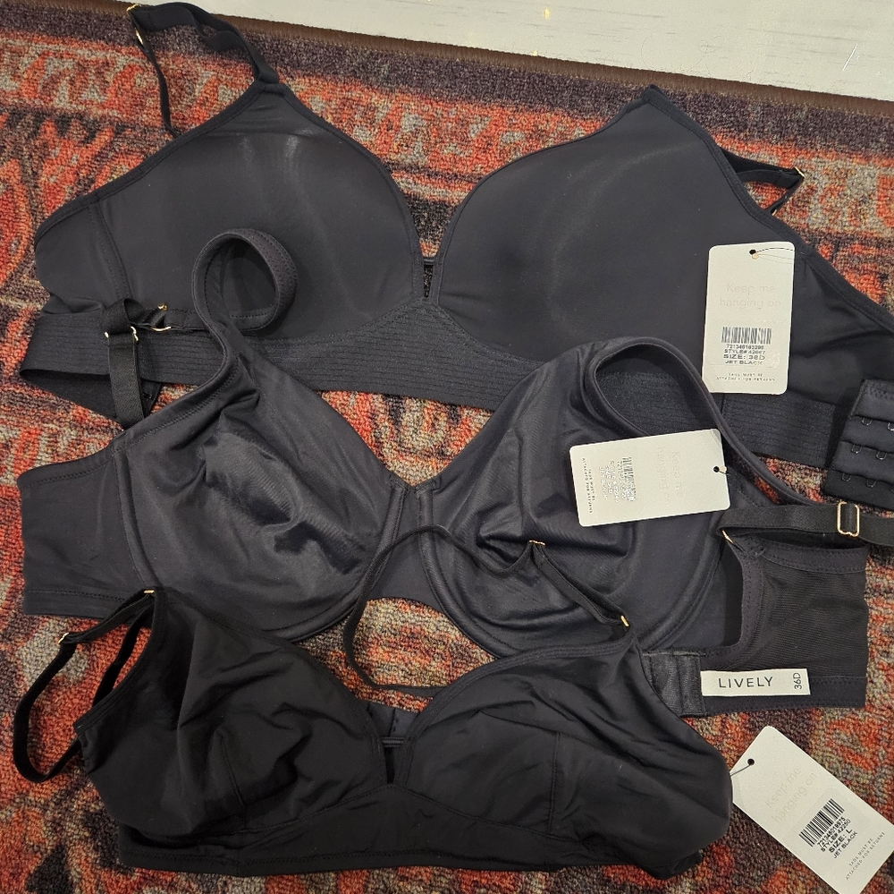 Lively bra bundle - 36D black NWT
